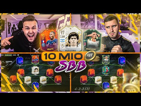 10 MIO COINS Squad Builder BATTLE ⭐️ FIFA 22 SBB vs IamTabak 🔥