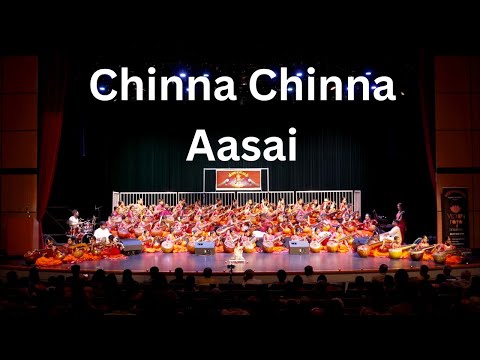 Chinna Chinna Aasai- Veena Varshini 60 Veena ensemble- Veenalayam School of Music, Canada