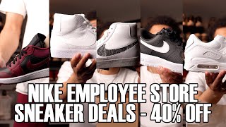 Crazy Sneaker Picks Ups - NIKE Employee Store Haul