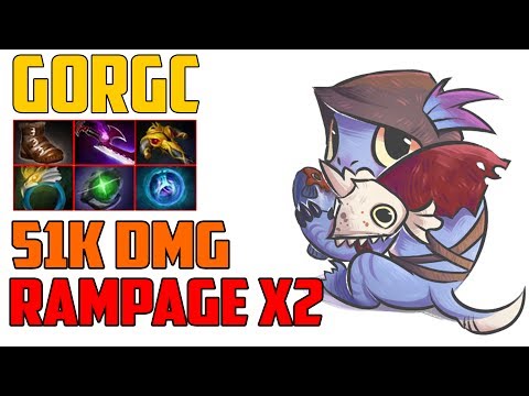 Gorgc - Slark [safe] | 7900+ MMR | Rampage x2 | Dota 2 Gameplay 2017