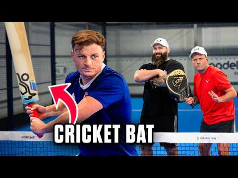 Can a Padel Pro Beat Two Amateurs With a Cricket Bat?