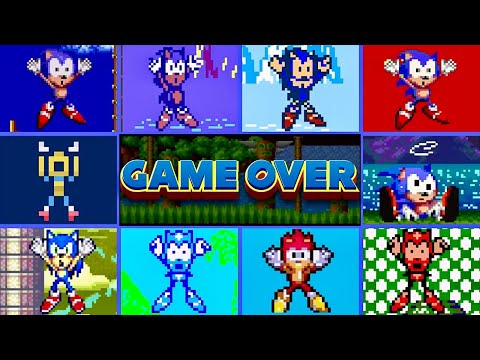 Sonic The Hedgehog Bootlegs & Homebrews GAME OVER Screens