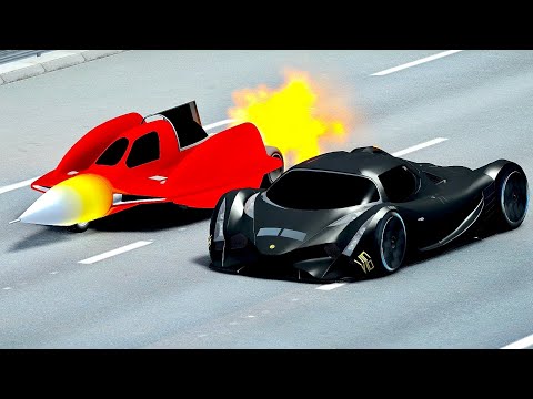 Devel Sixteen Total Black Edition 2020 vs Go Kart Hypersonic Engine - Drag Race 20 KM