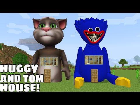 TALKING TOM AND HUGGY HOUSE Gameplay in Minecraft - Coffin Meme