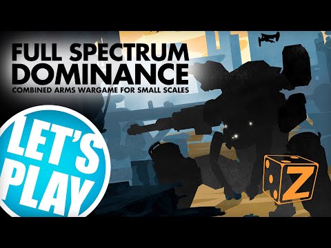 Let's Play: Full Spectrum Dominance - Data Dump Scenario - Epic 6mm Sci-Fi Wargame | The Lazy Forger