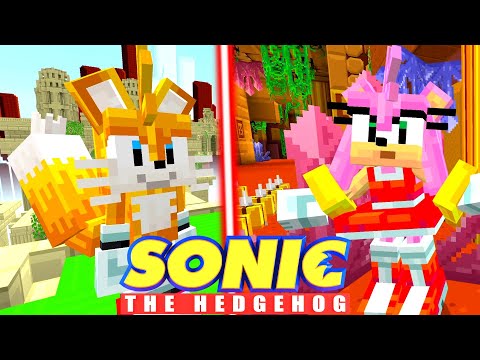 ALL Sonic's FRIENDS Play! [9] - Minecraft Sonic The Hedgehog DLC!