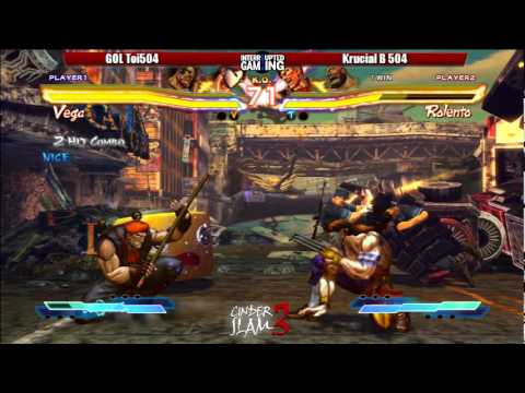Cinderslam 3 - Street Fighter X Tekken - Winners Finals - GOL Toi504 vs. KrucialB 504