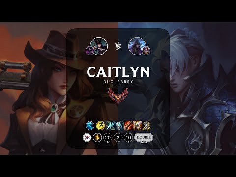 Caitlyn ADC vs Aphelios - KR Grandmaster Patch 13.18