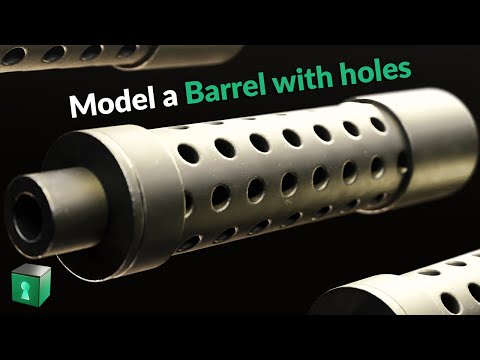 Blender Secrets - Model a Cylinder with Holes