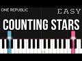 OneRepublic - Counting Stars | EASY Piano Tutorial