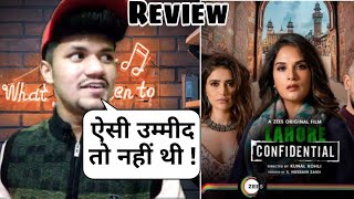 Lahore Confidential Review | Lahore Confidential Movie Review | Zee5