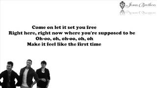 Jonas Brothers First Time Lyrics