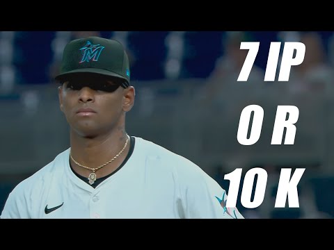 Edward Cabrera Strikes Out 10 over 1-Hit 7 Inning vs Braves!