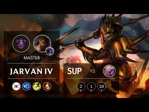 Jarvan IV Support vs Soraka - KR Master Patch 9.12