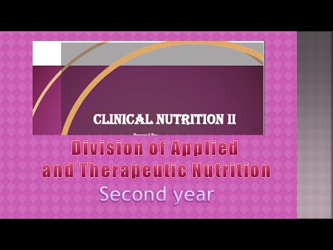 Clinical nutration ch 4 Nutrition in Weight Management obesity التغذية العلاجية للسمنة والنحافة