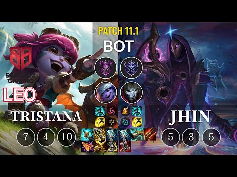 SB Leo Tristana vs Jhin Bot - KR Patch 11.1