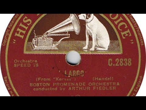Boston Promenade Orchestra - Largo (78 rpm record) 1936