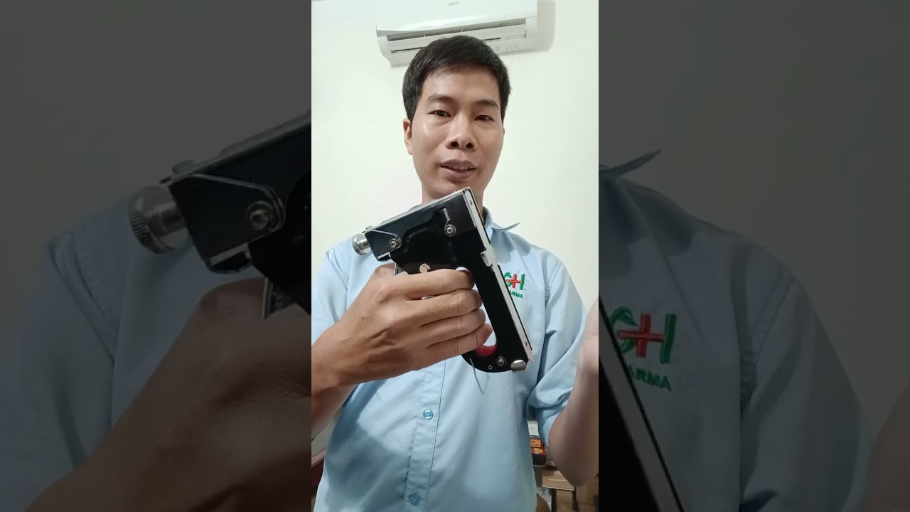 Kìm bắn ghim 3 trong 1, có tăng lực, bấm 3 kiểu ghim tặng kèm 600 đinh