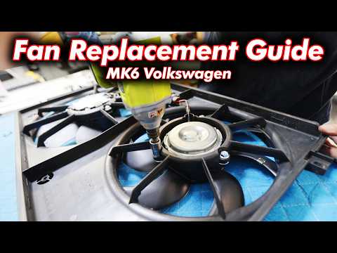 How To Replace Radiator Fans and Shroud | MK6 Volkswagen Jetta