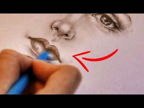 HOW TO DRAW LIPS TUTORIAL EASY Shading