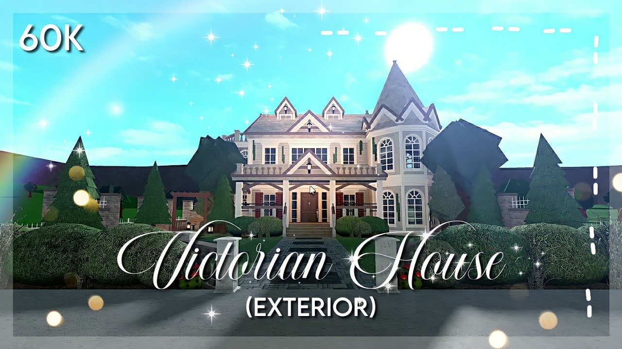 Roblox: Bloxburg | Victorian House (Exterior) | 60k | Bunny Housebuilds