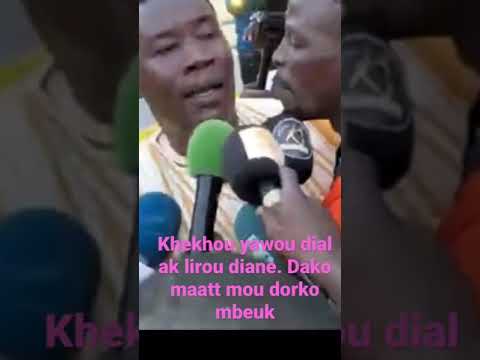 Khekhou yawou dial ak lirou diane. Dako maatt mou dorko mbeuk😂😂😂😂😂