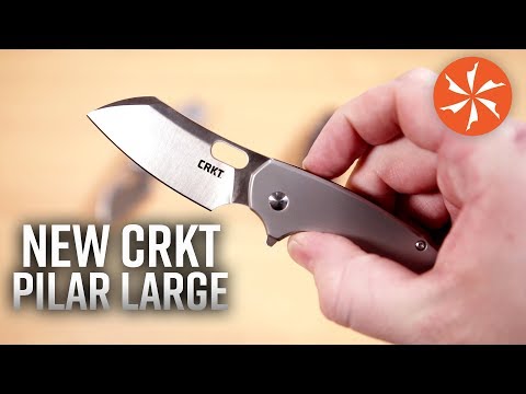 New CRKT Pilar Large EDC Folding Knives Just In at KnifeCenter.com