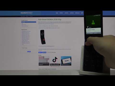 NOKIA 2720 Flip Incoming Call | Default Calling Screen