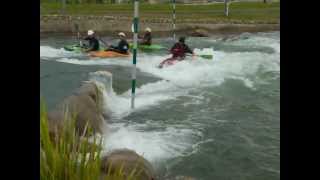 preview picture of video 'Penrith White Water Kayaking Tricks'