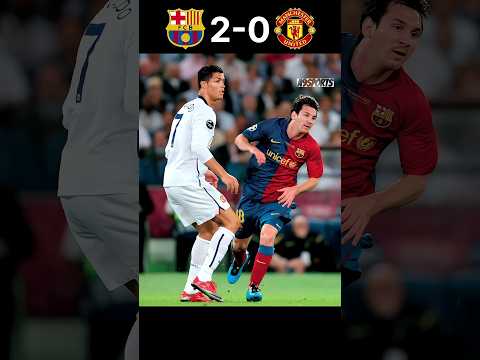 The first final between Messi & Ronaldo | Barcelona VS Manchester United 2-0 UCL Final 2009