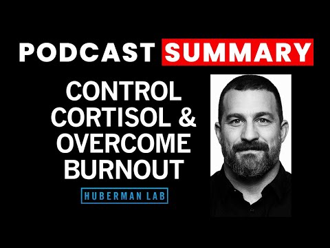Huberman cortisol burnout thumbnail