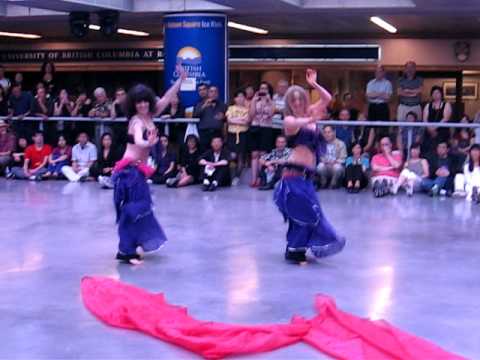 Bellydance Vancouver BC 'Hips Can Sway' Nesrine & Natalia Belly dance