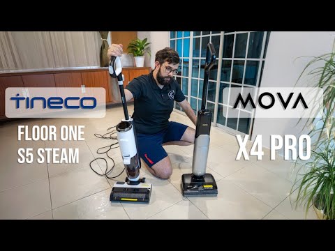 Hot Water vs Steam Cleaning - Mova X4 Pro vs. Tineco Floor One S5 Steam
