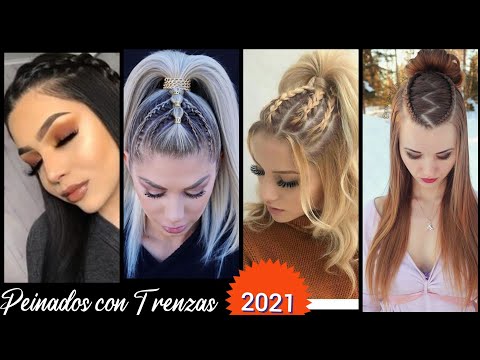 PEINADOS CON TRENZAS👌❤️FÁCIL DE HACER|Vídeo Exitoso| PRIMAVERA VERANO 2021