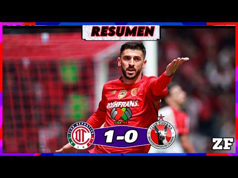 ASI FUE EL TRIUNFO DE TOLUCA SOBRE XOLOS  LIGA MX JORNADA 6 CLAUSURA 2026 🏆 ZONA FUT