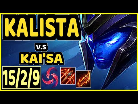 FREEZE (KALISTA) vs KAI'SA - 15/2/9 KDA BOTTOM ADC CHALLENGER GAMEPLAY - EUW