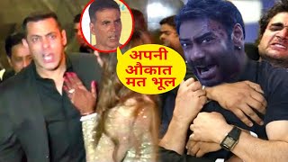 Salman Khan, Akshay VS Ajay Devgn REAL FIGHT Video| आखिर क्यों डरता है पूरा Bollywood Salman Khan से video