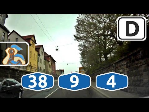Deutschland. A38, A9, A4. [ Leipzig - Weimar ]