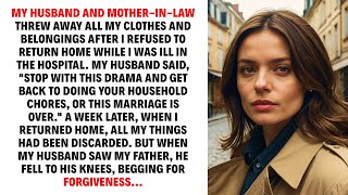 MY HUSBAND AND MOTHER-IN-LAW THREW AWAY ALL MY CLOTHES AND BELONGINGS AFTER I REFUSED TO RETURN HOME