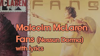 Malcolm McLaren - Fans with lyrics