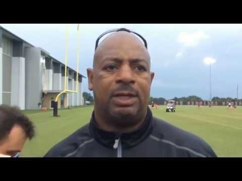 Lorenzo Ward after Gamecocks practice