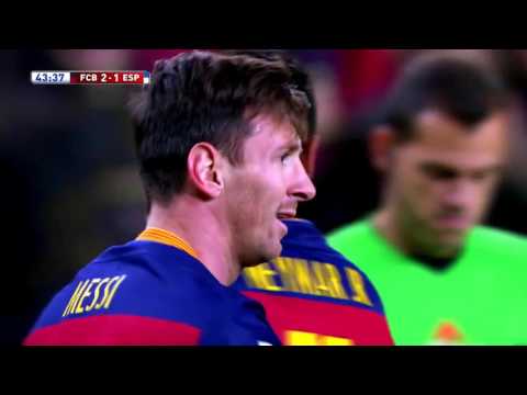 Lionel Messi vs Espanyol Barcelone (06/01/2016)
