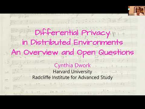 PODC 2021 Keynote: Cynthia Dwork