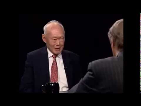 Charlie Rose interview with Lee Kuan Yew (Oct 2009)