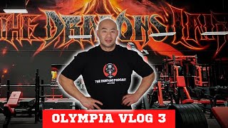 OLYMPIA WEEKEND 2022 VLOG 3 | DRAGON'S LAIR | ANDREW JACKED POST SHOW INTERVIEW