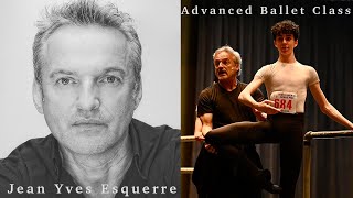 Advanced Men Ballet Class with Jean Yves Esquerre, Director of European School of Ballet