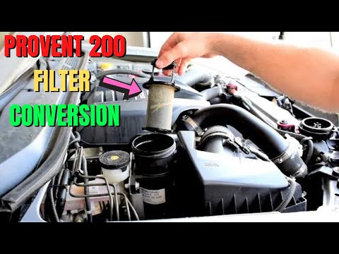 Provent 200 Filter Change / Conversion + Draining Catch Can