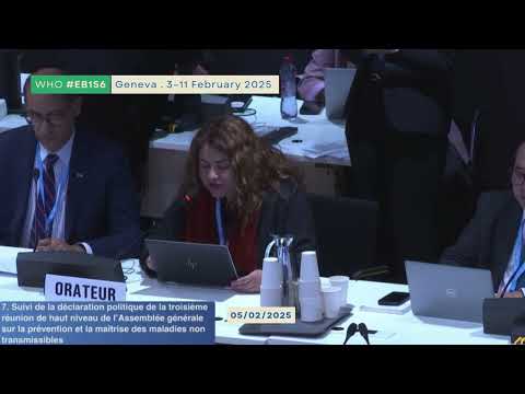 NCDs (ENG) - IBFAN statements at the WHO #EB156 (2025) - Paola Gaete