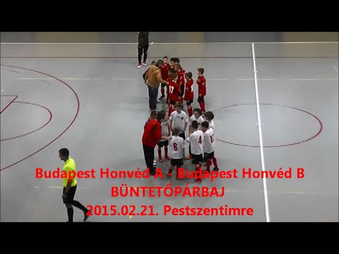 Budapest Honvéd A - Budapest Honvéd B BÜNTETŐPÁRBAJ 2015.02.21. Pestszentimre