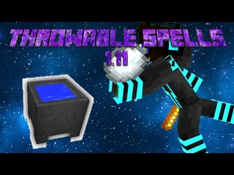 THROWABLE SPELLS IN ONE COMMAND || CUSTOMIZE YOUR OWN SPELLS! II Minecraft 1.11